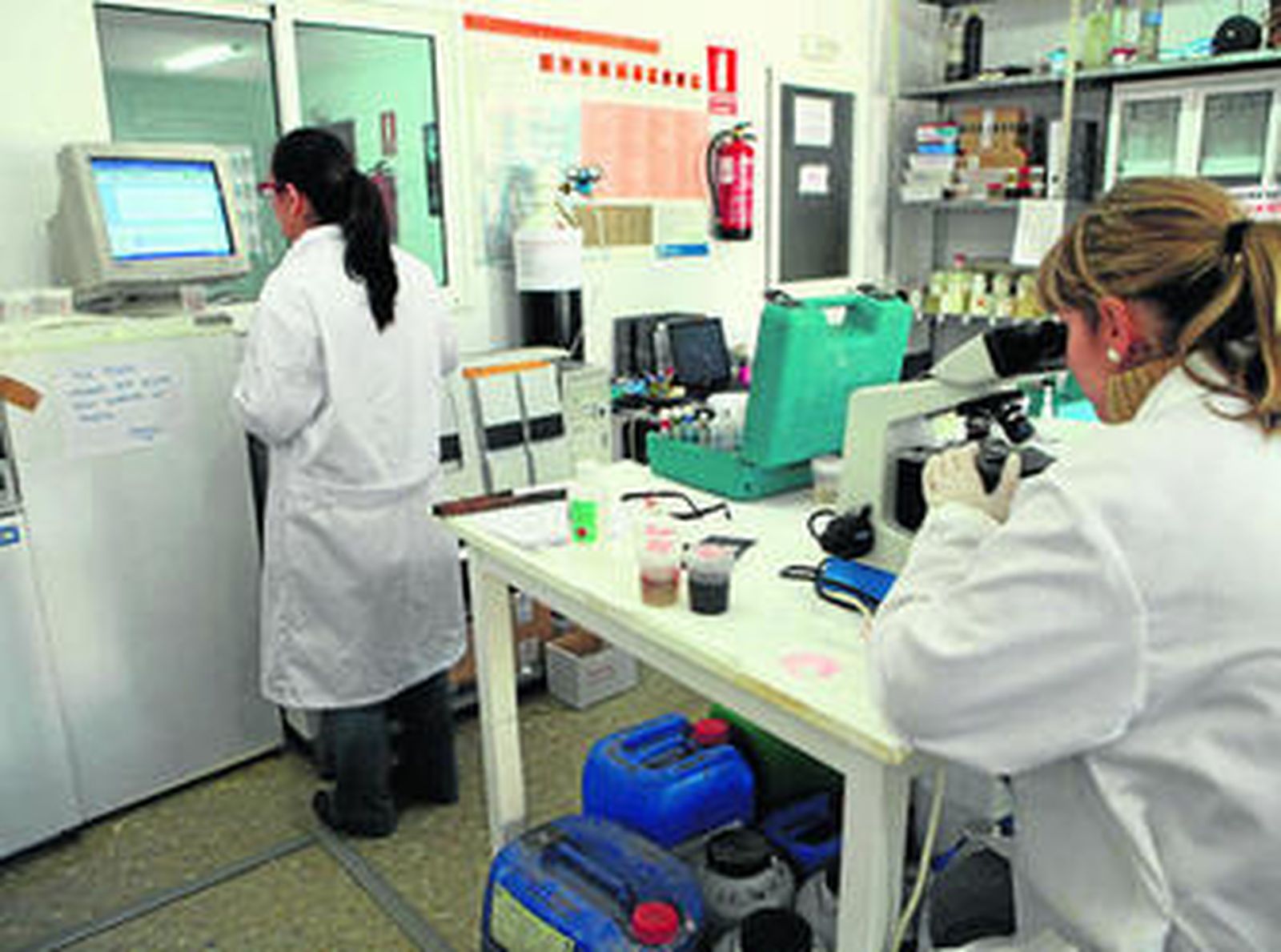 Laboratorio de Cyclus ID en la sede de Morón de la Frontera.