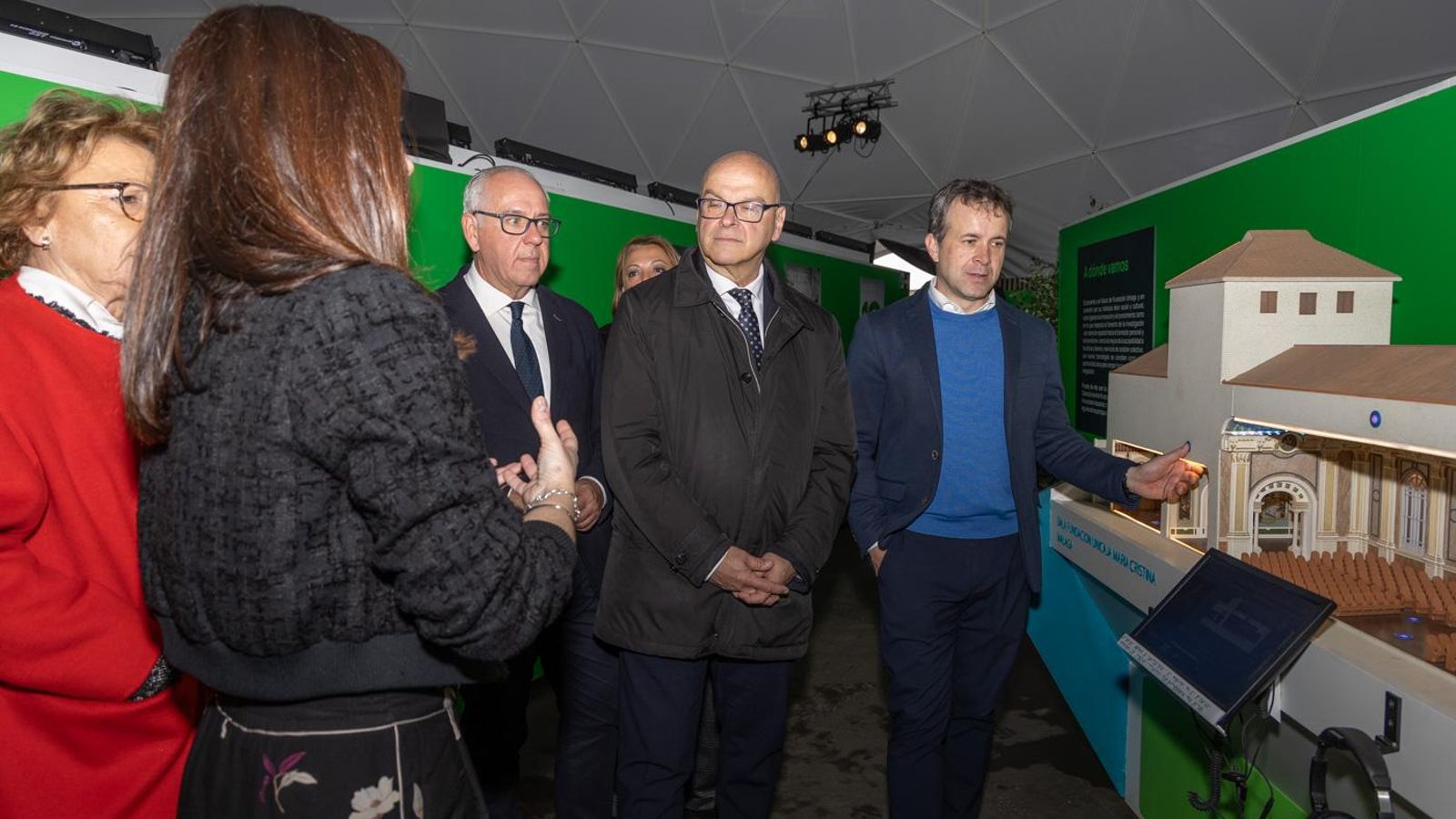 Inauguración en Jaén del Espacio Fundación Unicaja con motivo de la conmemoración del décimo aniversario de la entidad