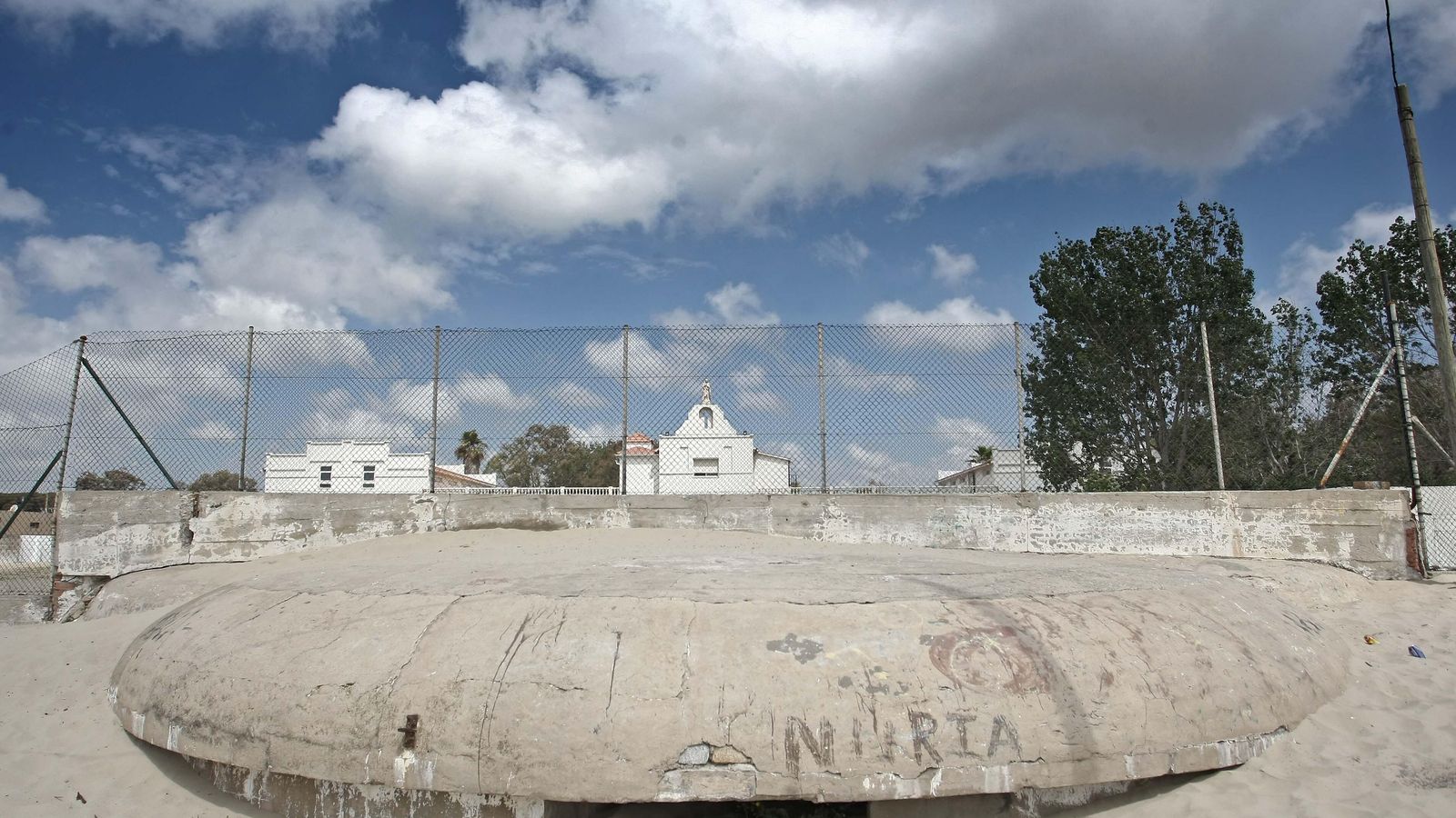 El fortín de la playa de Palmones.