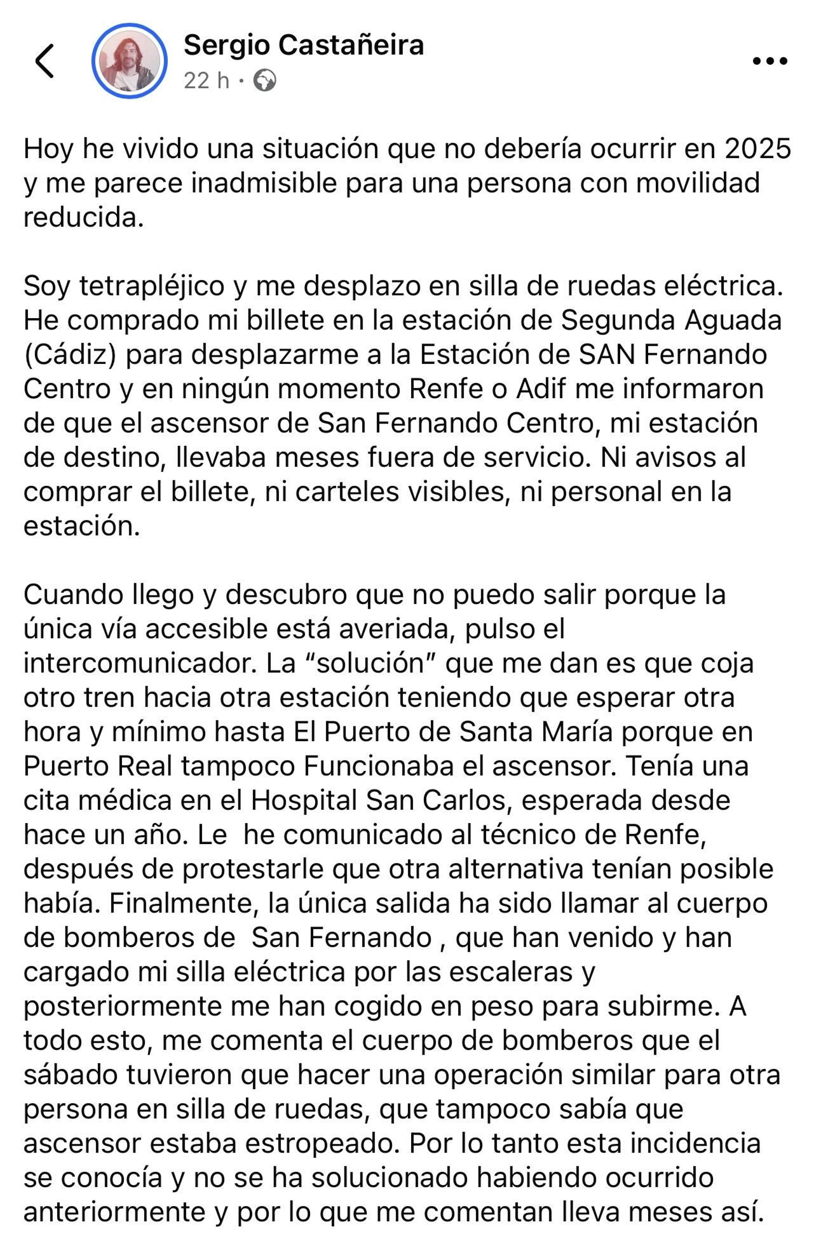 La subdelegada que arregle estas cosas en lugar de irse de fiestas