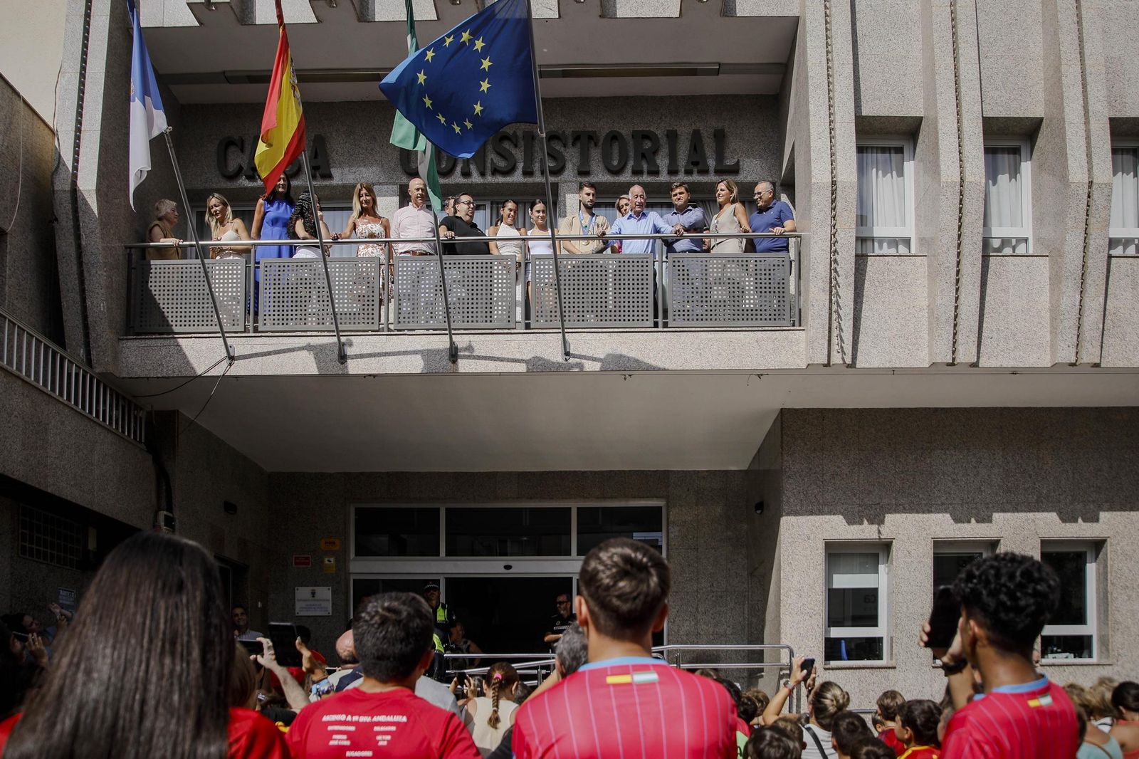 Álex Baena en el Ayto de Roquetas de Mar, en imágenes