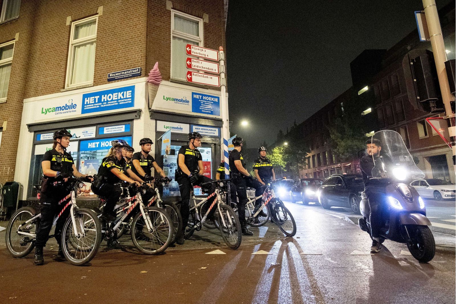 Policías en Países Bajos.