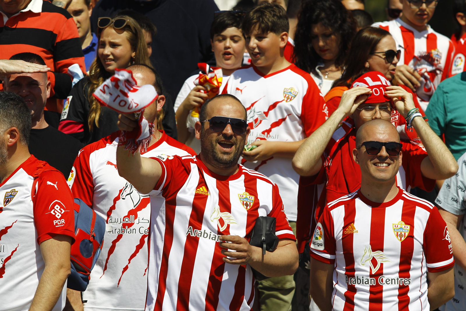 Imágenes del partido U.D. Almería-S.D. Amorebieta