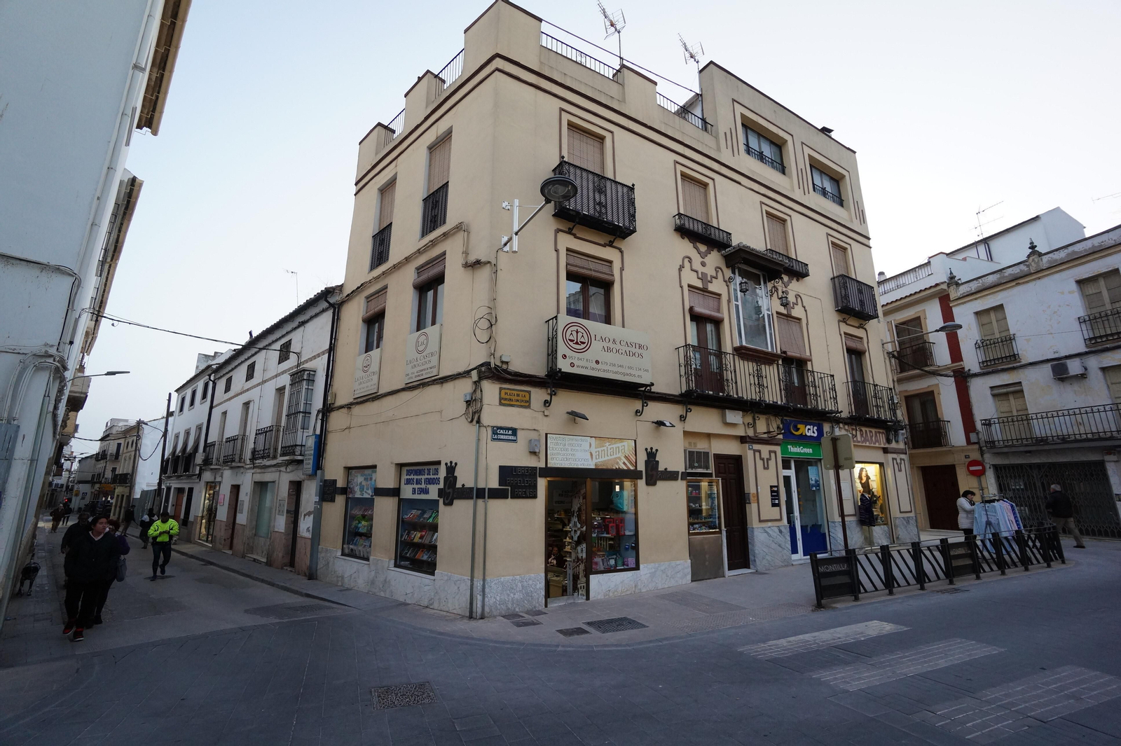 Manzana de la Plazuela que expropiará el Ayuntamiento de Montilla.