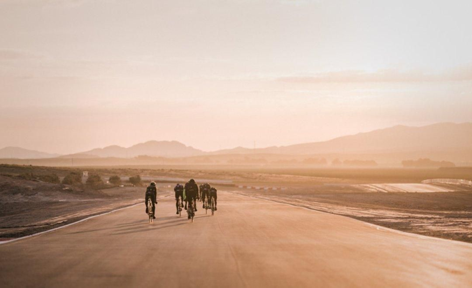 El Mitchelton-Scott, en Tabernas