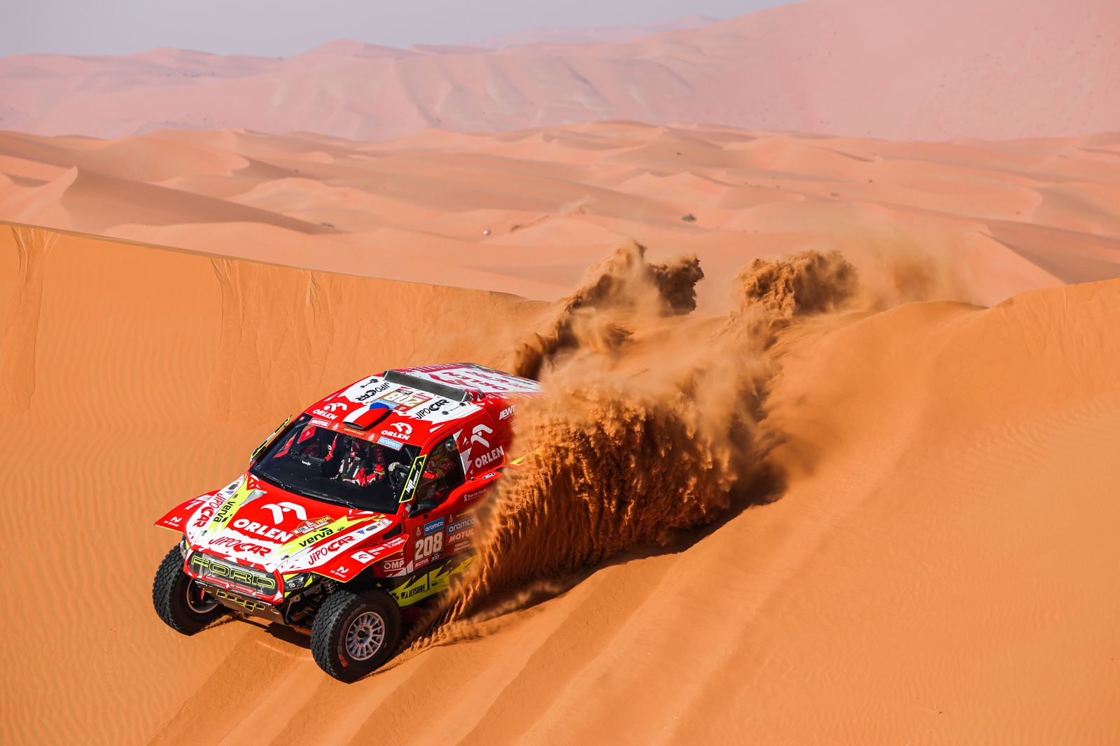 Las mejores fotos del Dakar por las dunas