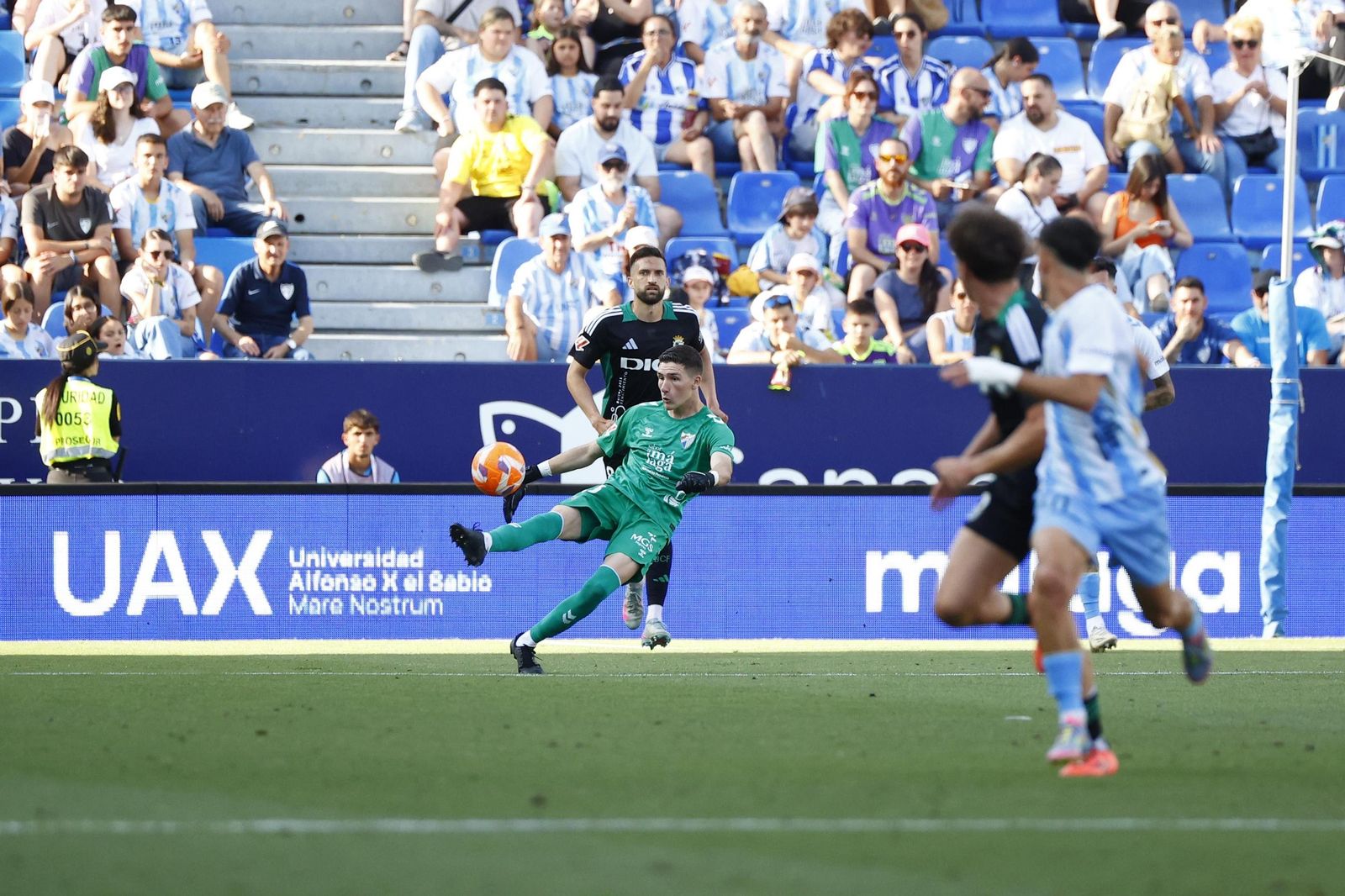 El Málaga CF-Burgos, en fotos