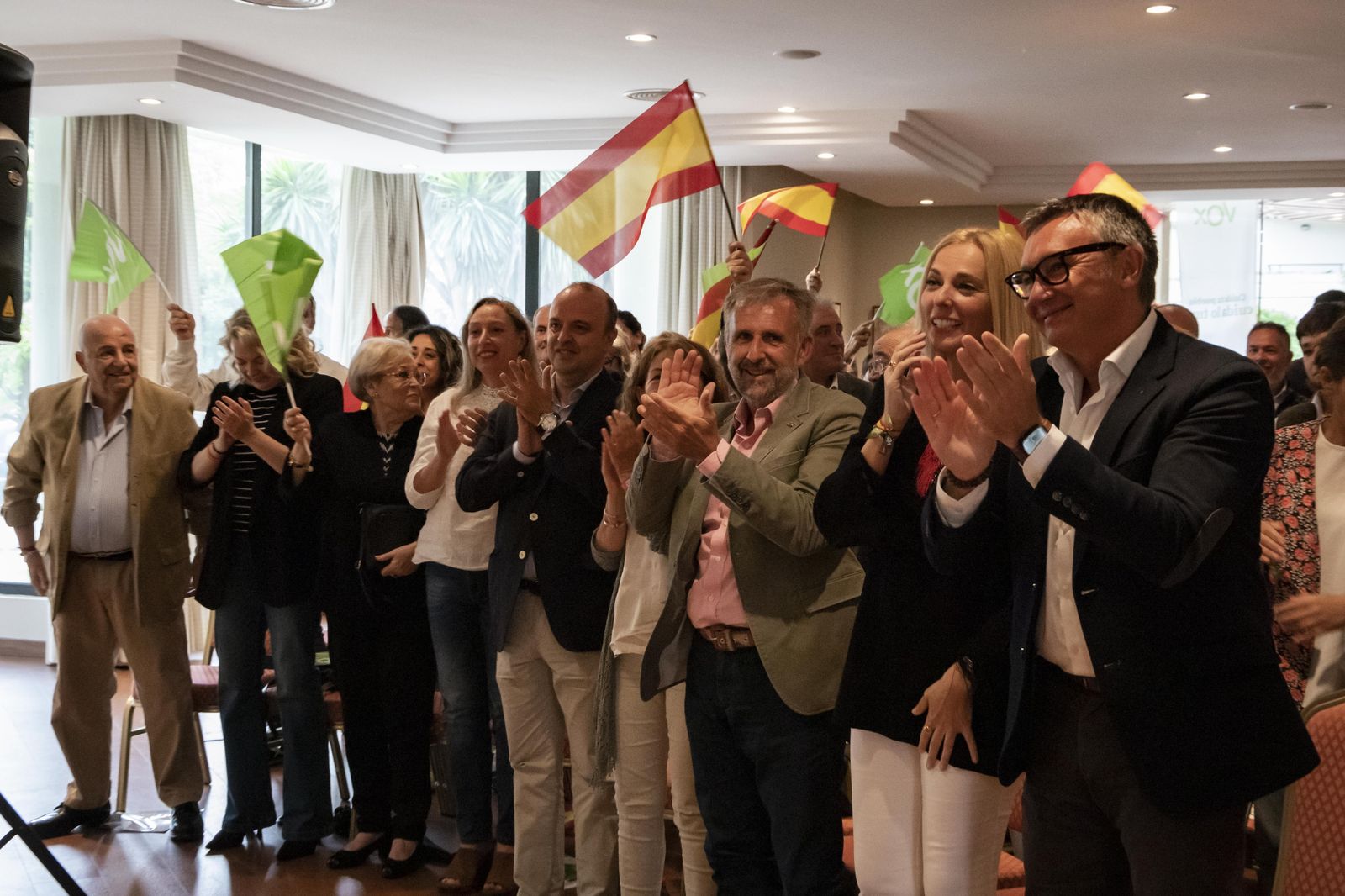 Espinosa de los Monteros, en un mitin de Vox en Jerez