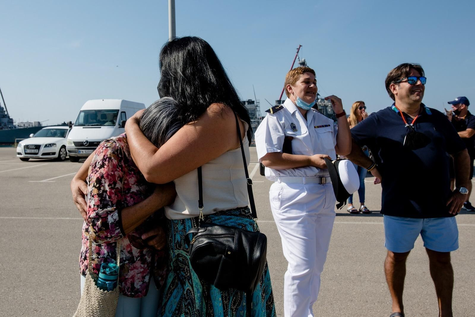 Fuerzas Armadas: La despedida a la fragata Victoria, en imágenes