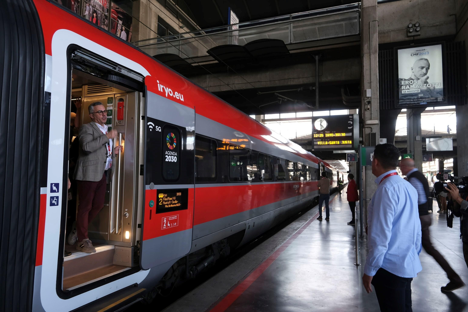 Así ha sido el primer viaje de Iryo con parada en Córdoba, en imágenes