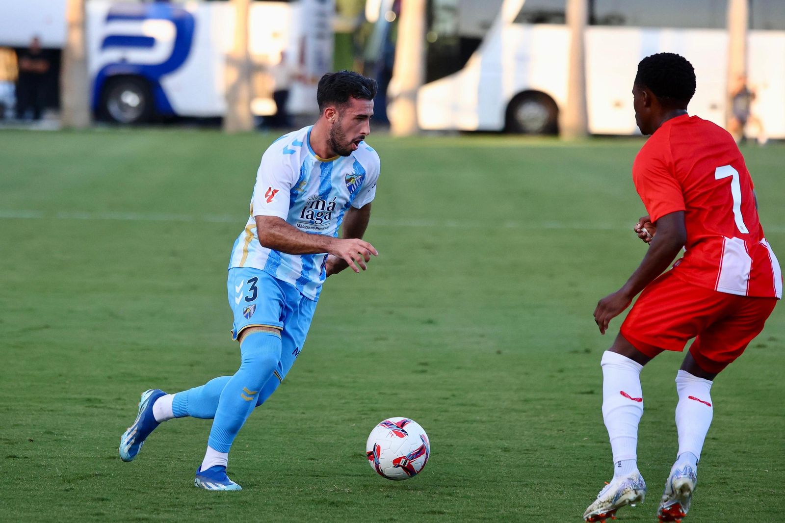 El Málaga CF - Almería de pretemporada, en fotos
