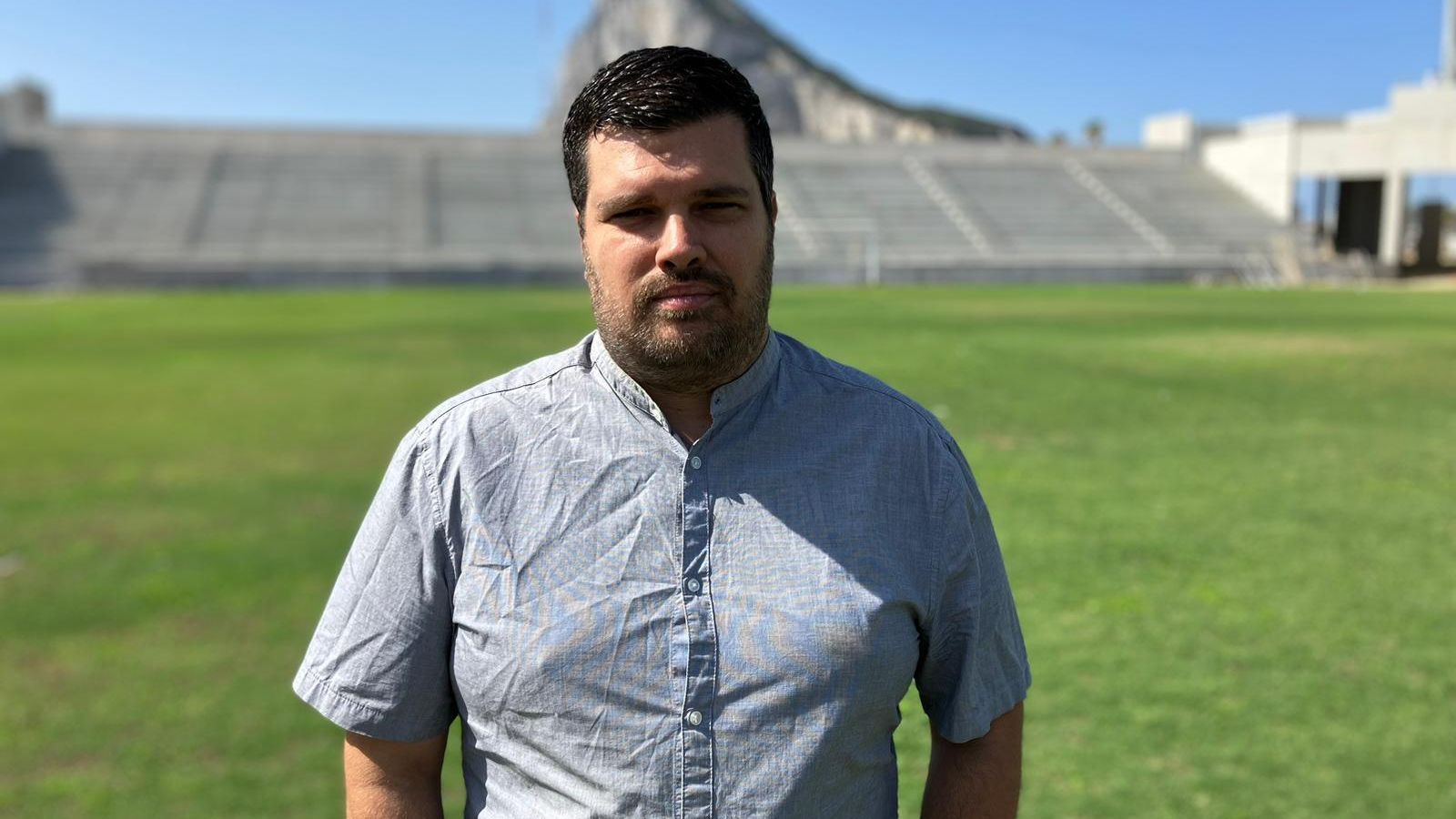 Marc Julià, en su despedida del estadio Municipal