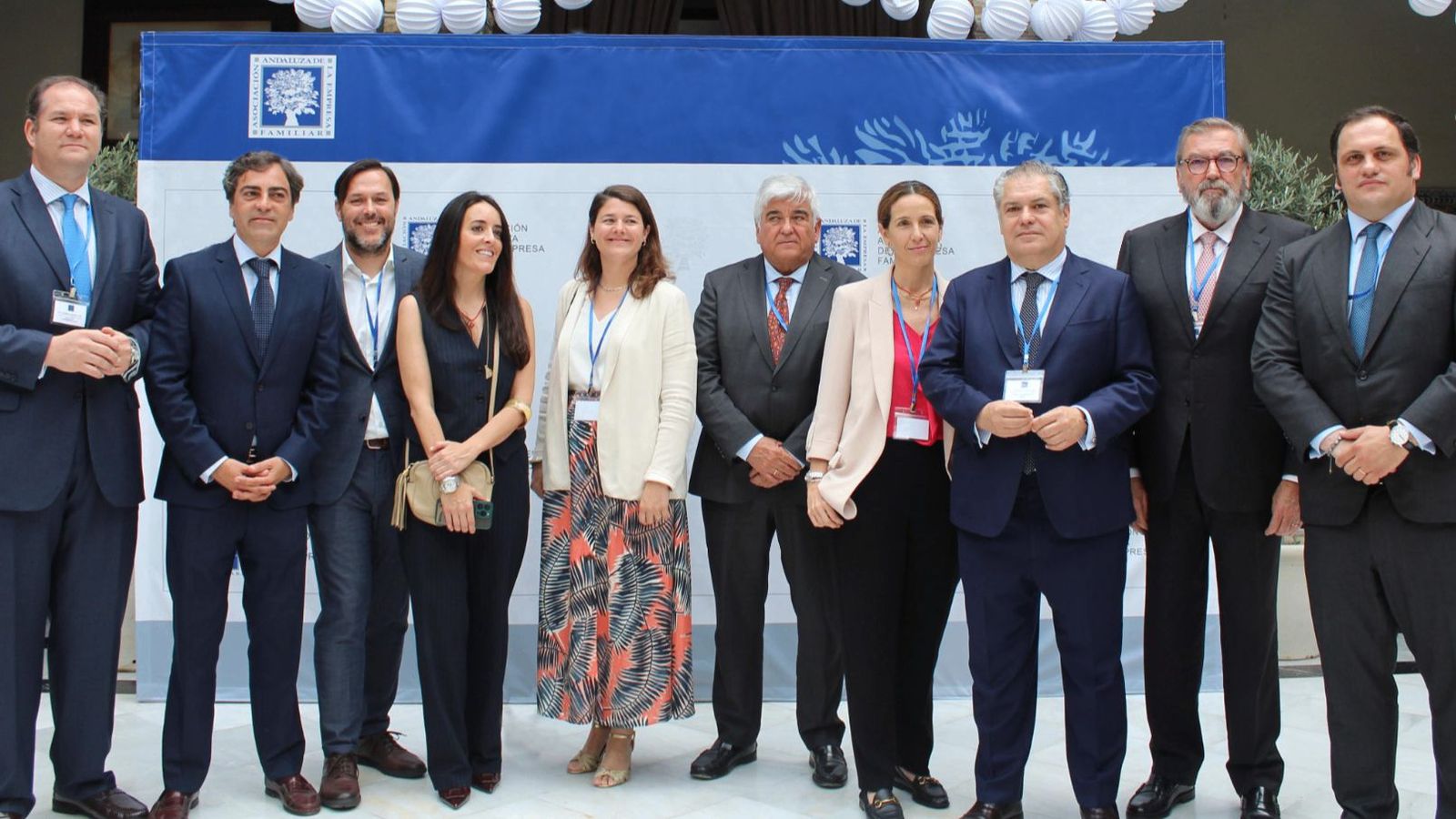 Imagen de la junta directiva de la Asociación Andaluza de la Empresa Familiar.