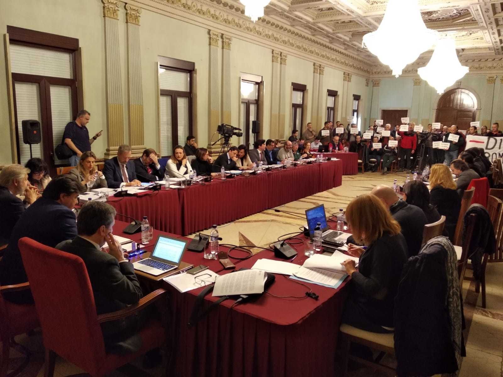 Último pleno ordinario, celebrado en noviembre.