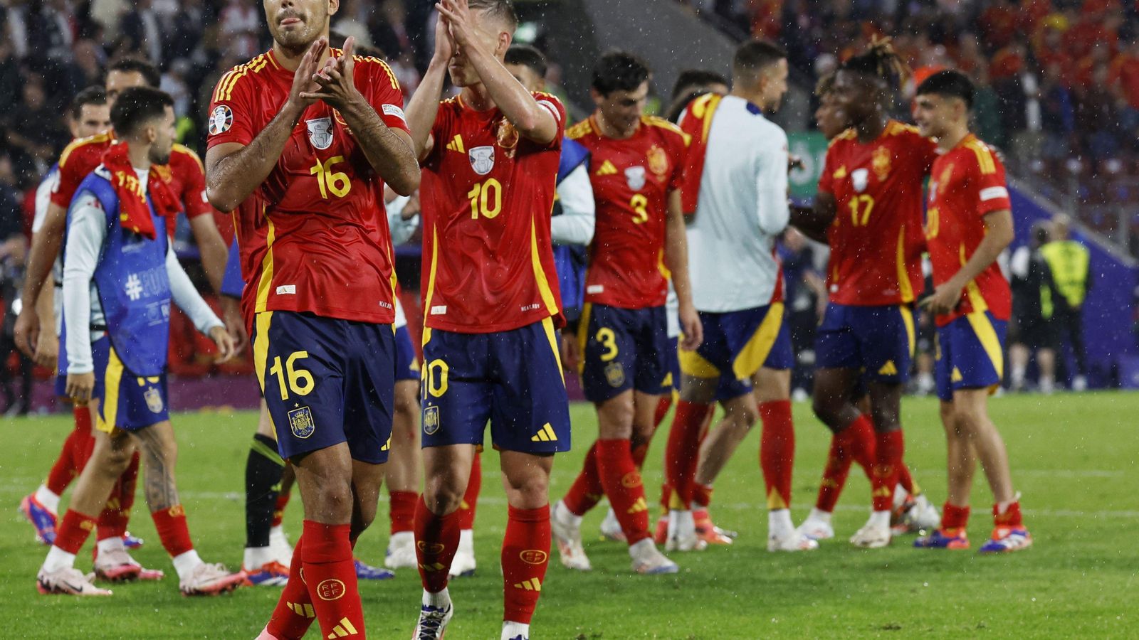 Las mejores fotos de la goleada de España a Georgia