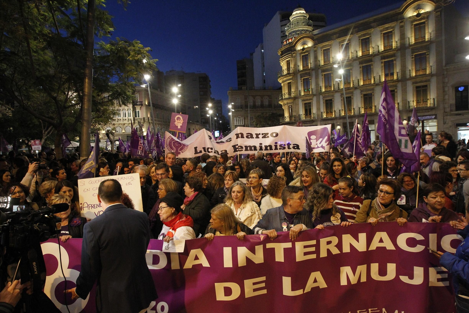 La lucha por la igualdad de las mujeres en la manifestación del 8-M.