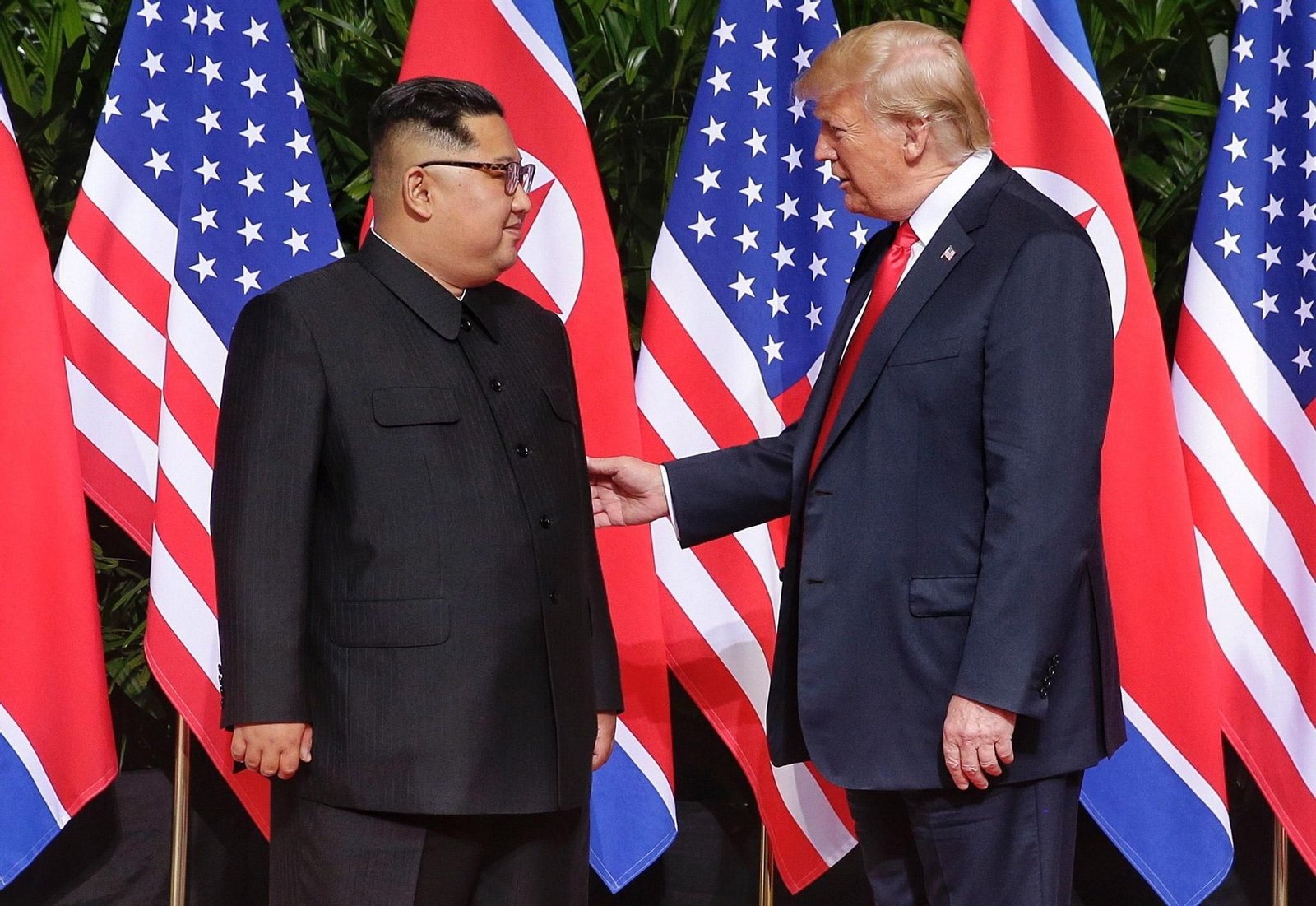 Las imágenes del encuentro entre Kim Jong-un y Trump