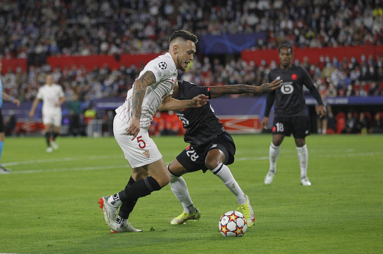 Las imágenes del Sevilla-Lille