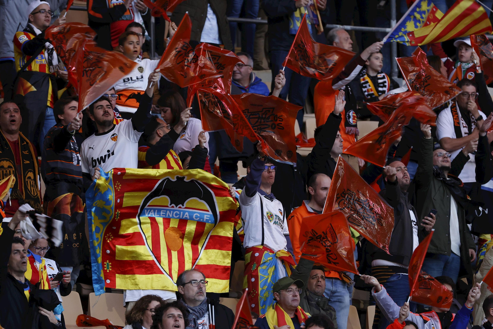 Aficionados valencianos, en un partido reciente Aficionados valencianos, en un partido reciente