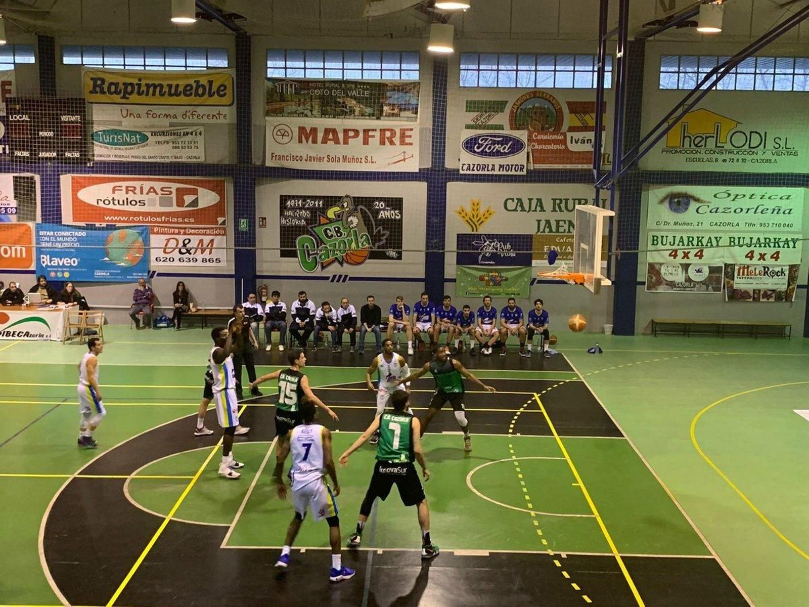 Koyanouba anota desde la línea de tiros libres en Cazorla.