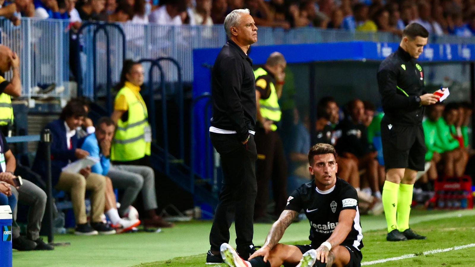El Málaga CF - Elche, en fotos