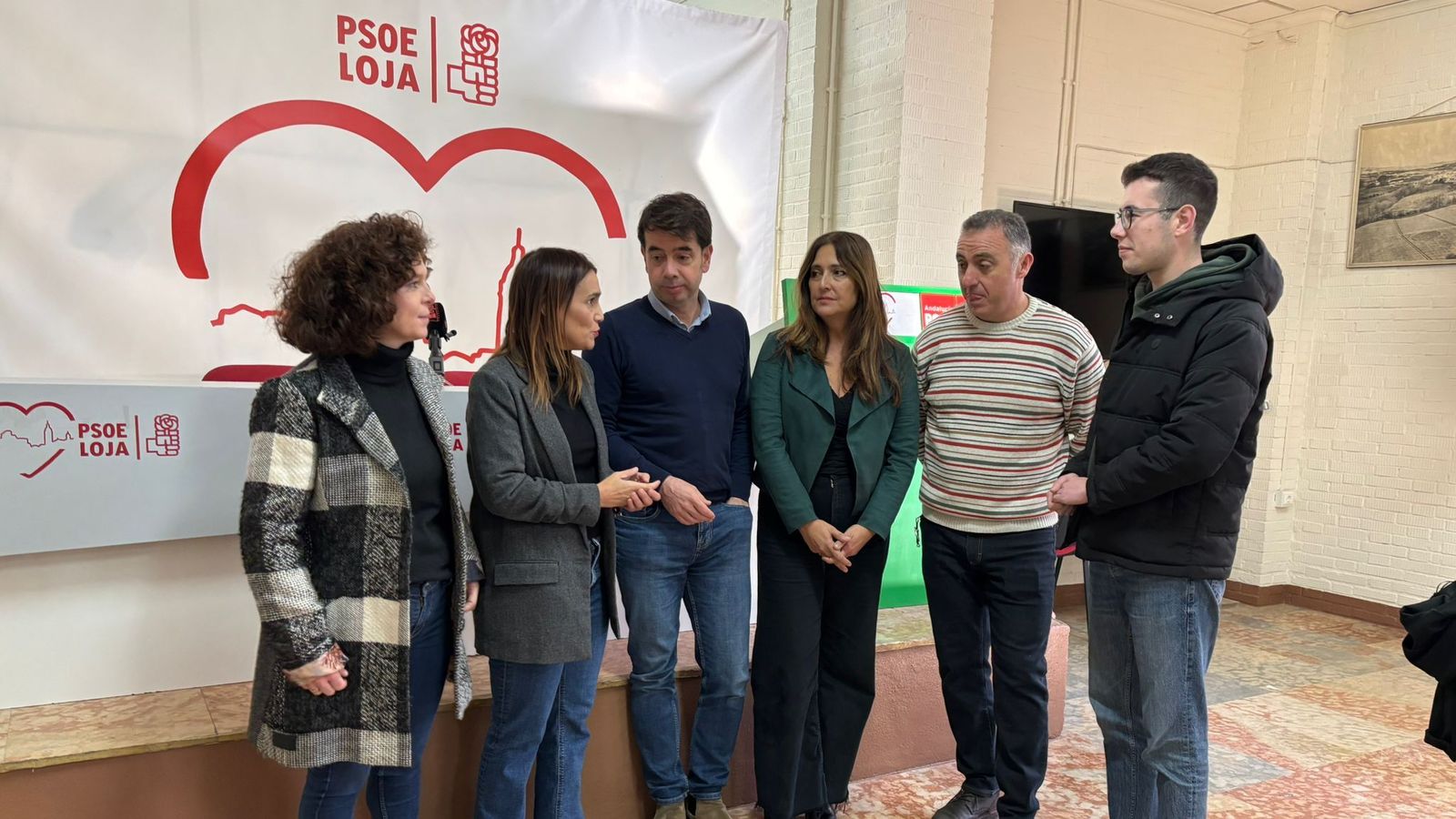 La parlamentaria andaluza Olga Manzano en Loja