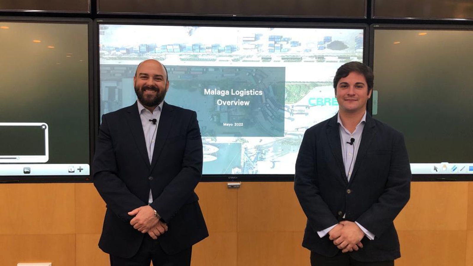 Fernando Corrales y Jorge Viejo, este jueves en la presentación del informe en Málaga