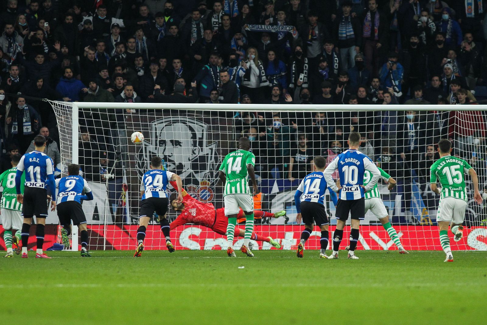 Las imágenes del Espanyol-Betis