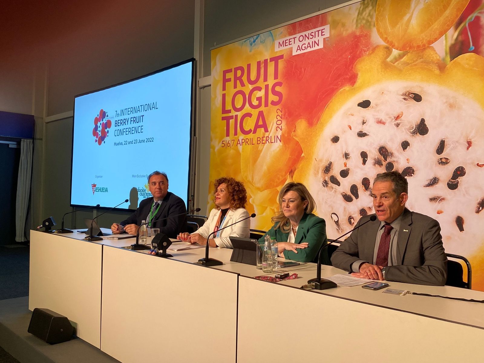 Presentación del Congreso de Frutos Rojos en la Feria Fruit Logistica.