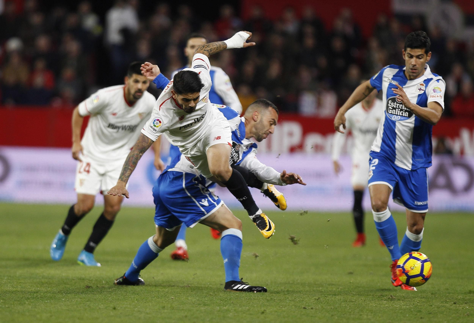 Las imágenes del Sevilla-Deportivo de la Coruña