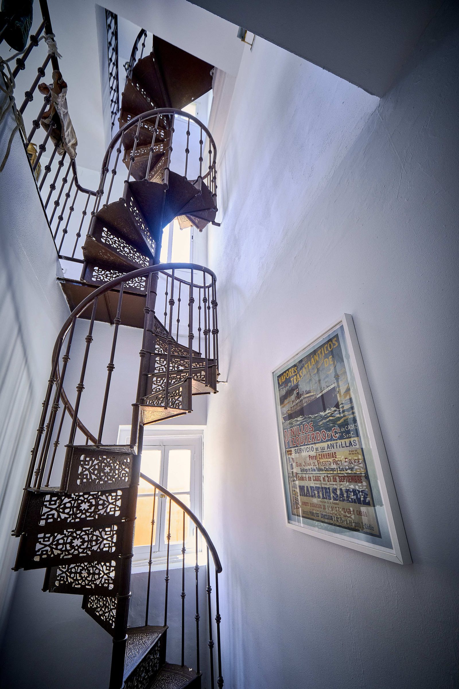 Interior de la finca en Antonio López 7.