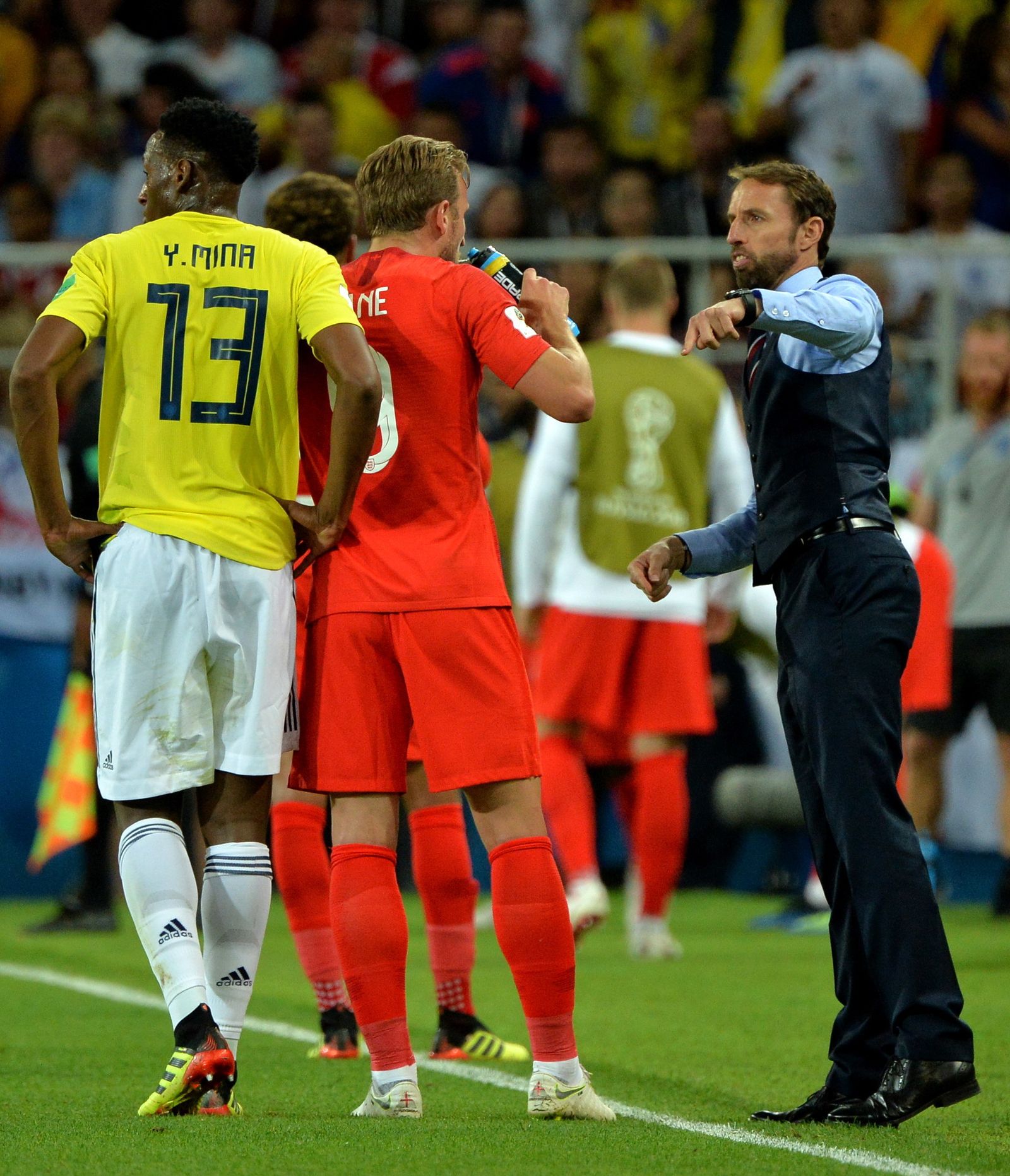 Las imágenes del Colombia-Inglaterra