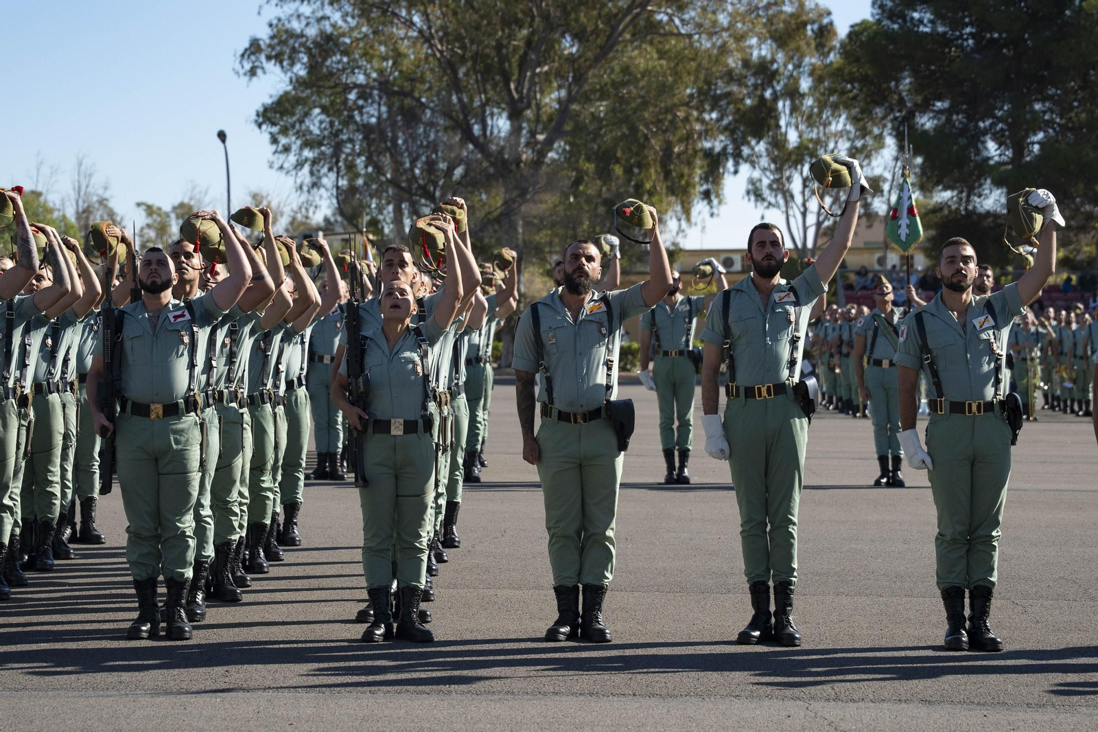 Así conmemora el día de la Inmaculada Concepción la Brigada de la Legión en Almería y despide al contingente que parte a Eslovaquia