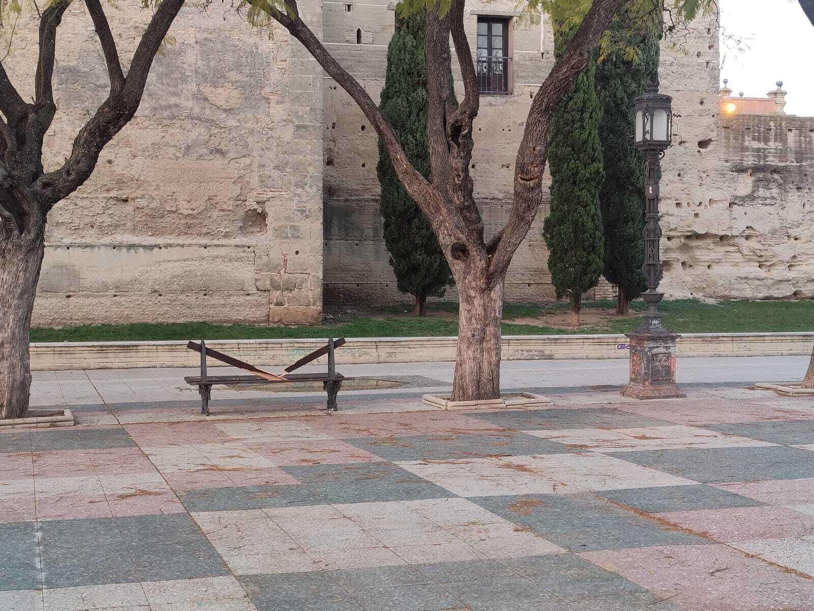 Quejas por el estado de abandono de la Alameda Vieja