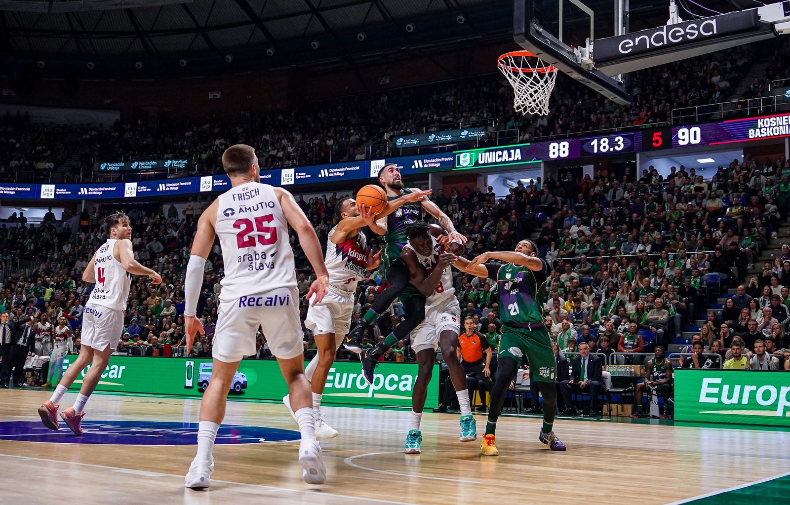 Las fotos del Unicaja - Baskonia