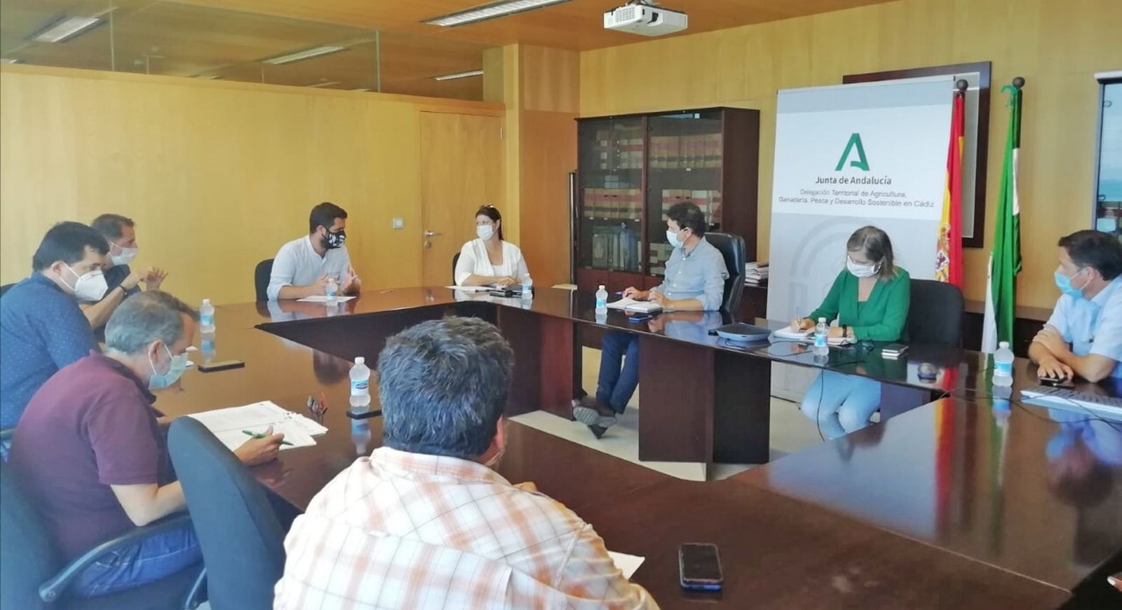 Encuentro entre representantes de la Junta y el Ayuntamiento de Chiclana.