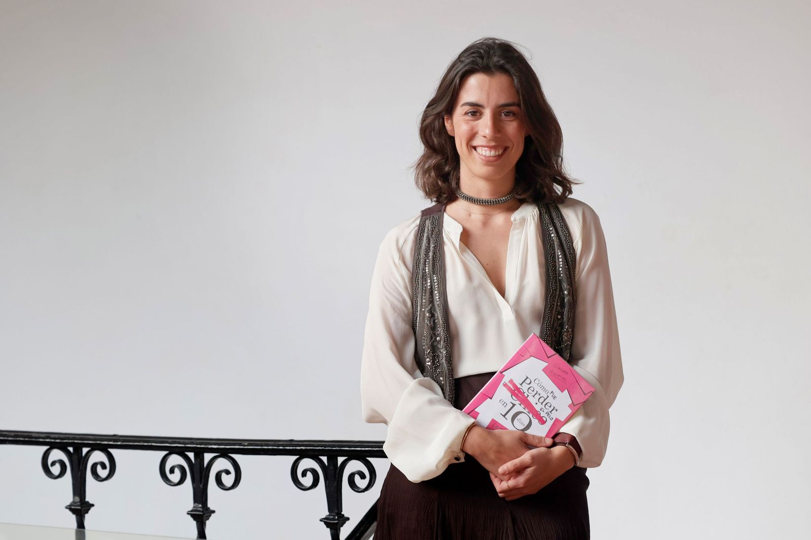 Ginebra Huertas durante la presentación de 'Cómo perder el pelo en 10 días' en Sevilla.