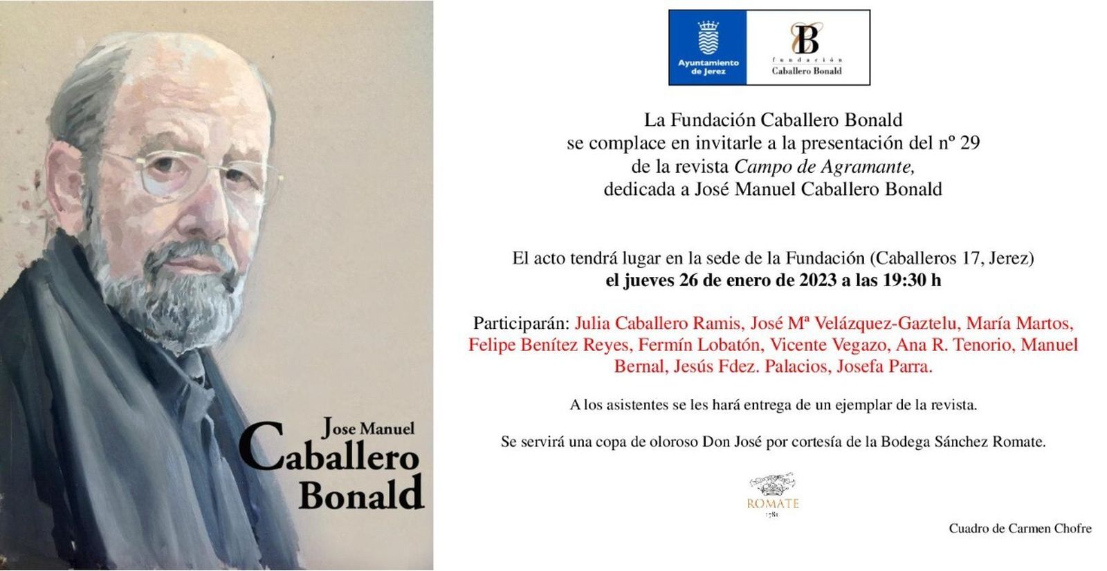 Citas en la Fundación Caballero Bonald