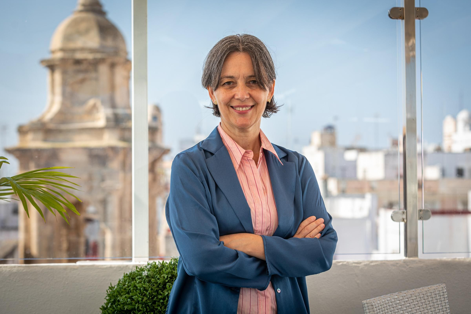 La cineasta Arantxa Aguirre, esta semana en Cádiz.