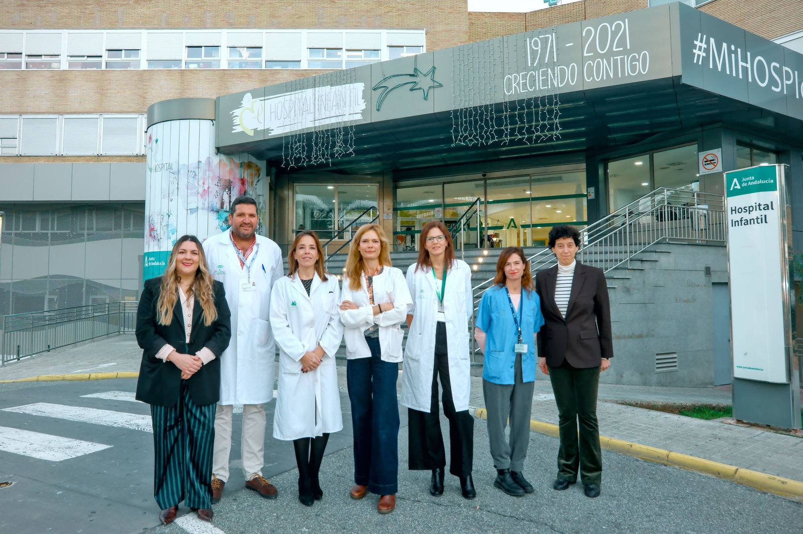 El equipo de la Unidad de Epilepsia Pediátrica del Virgen del Rocío.