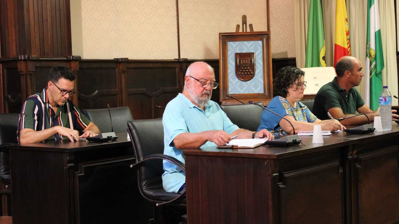 Reunión en Pedrera de los alcaldes de la Sierra Sur.