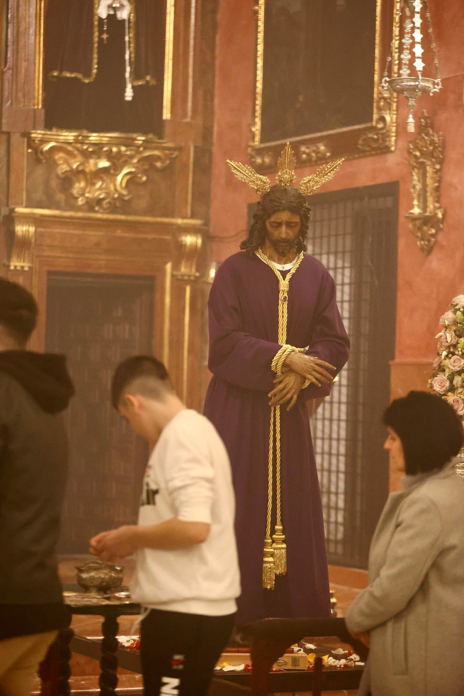 Las imágenes de Dulce Nombre, que sacrificó su estación de penitencia en Málaga