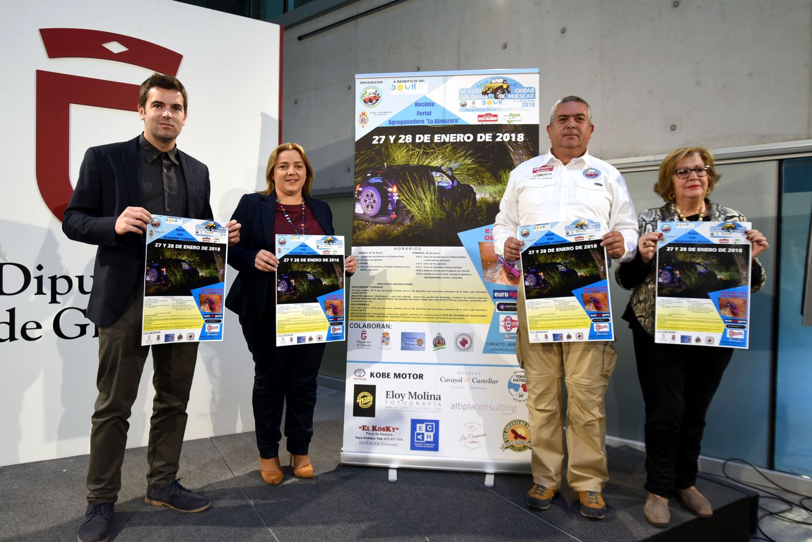 Los motores 4x4 preparados para la VI Ruta Solidaria Ciudad de Huéscar