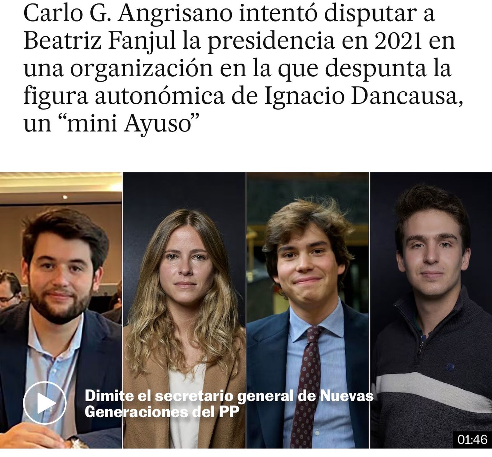 Miguel Ángel Sastre en la conspiración