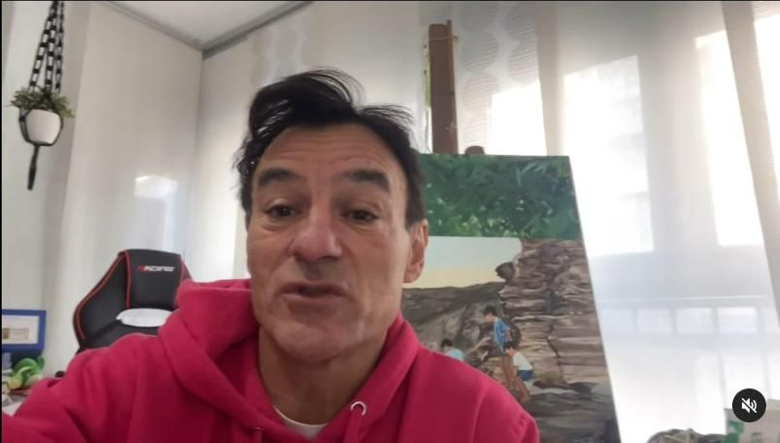 El alcalde en su mensaje a los jiennenses en redes sociales.