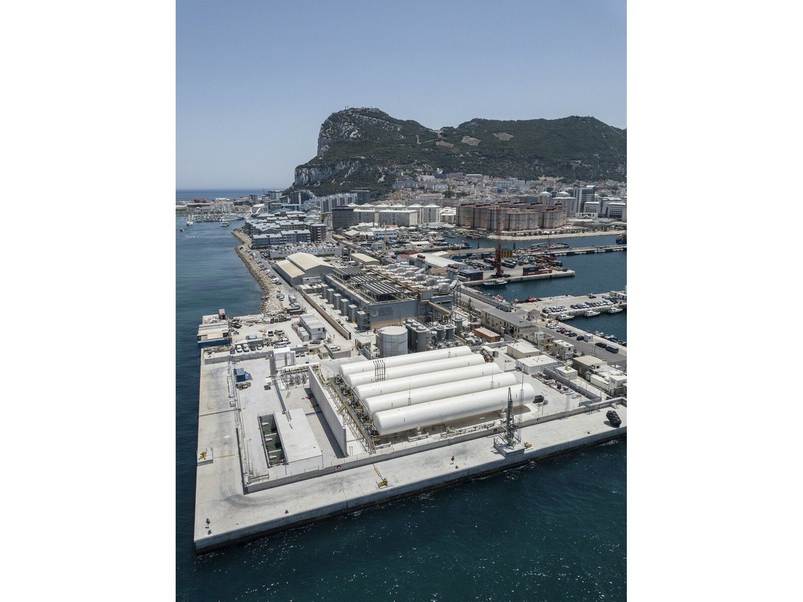 La central de Gas Natural Licuado de Gibraltar