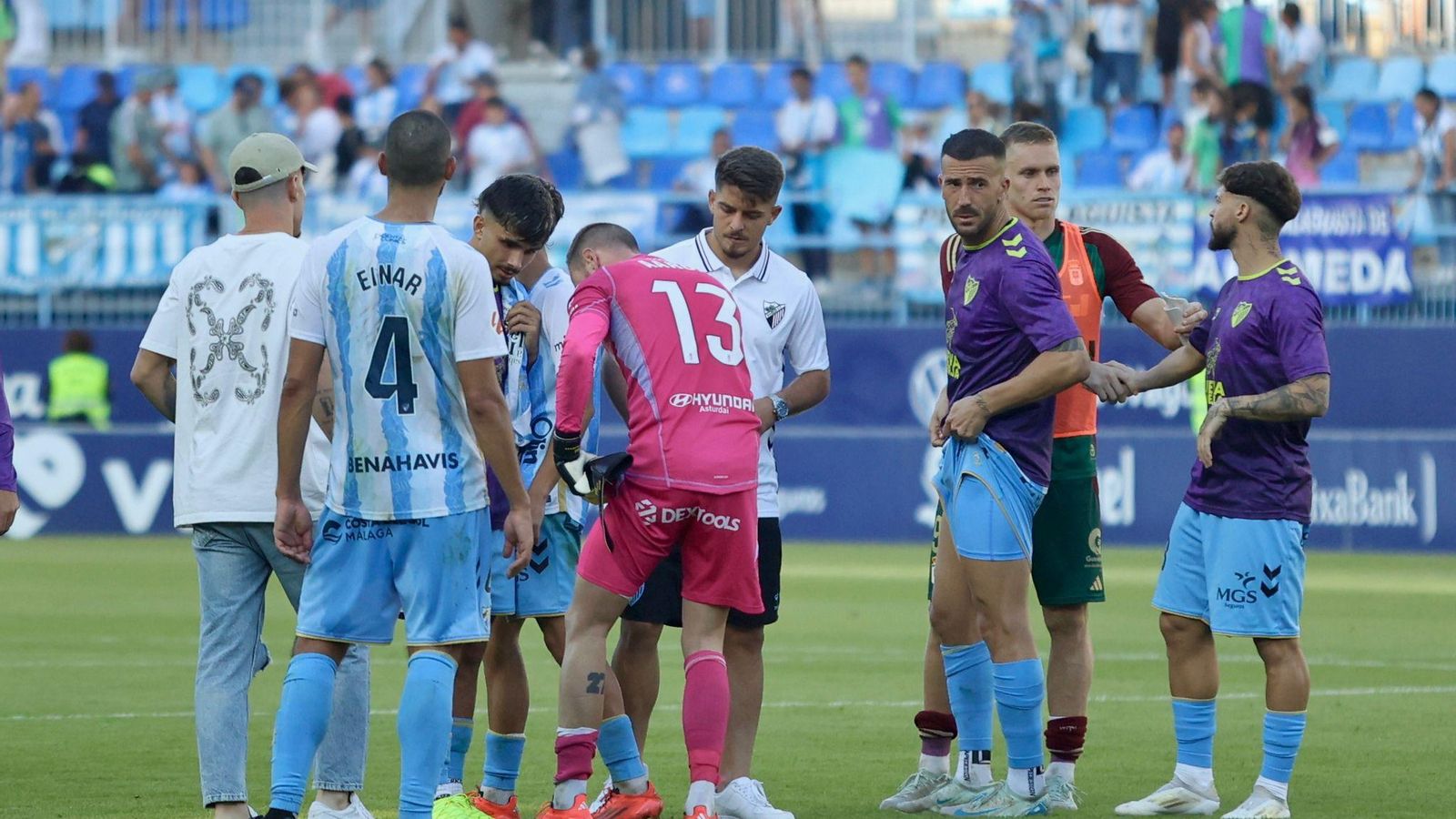 El Málaga CF-Real Oviedo, en fotos