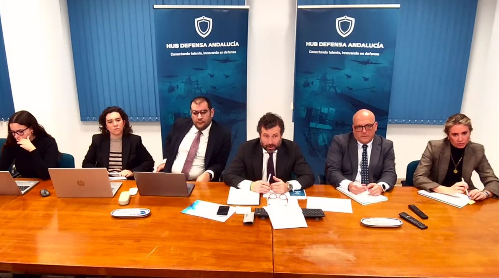 Encuentro digital para presentar las comisiones de trabajo del Hub Defensa Andalucía.