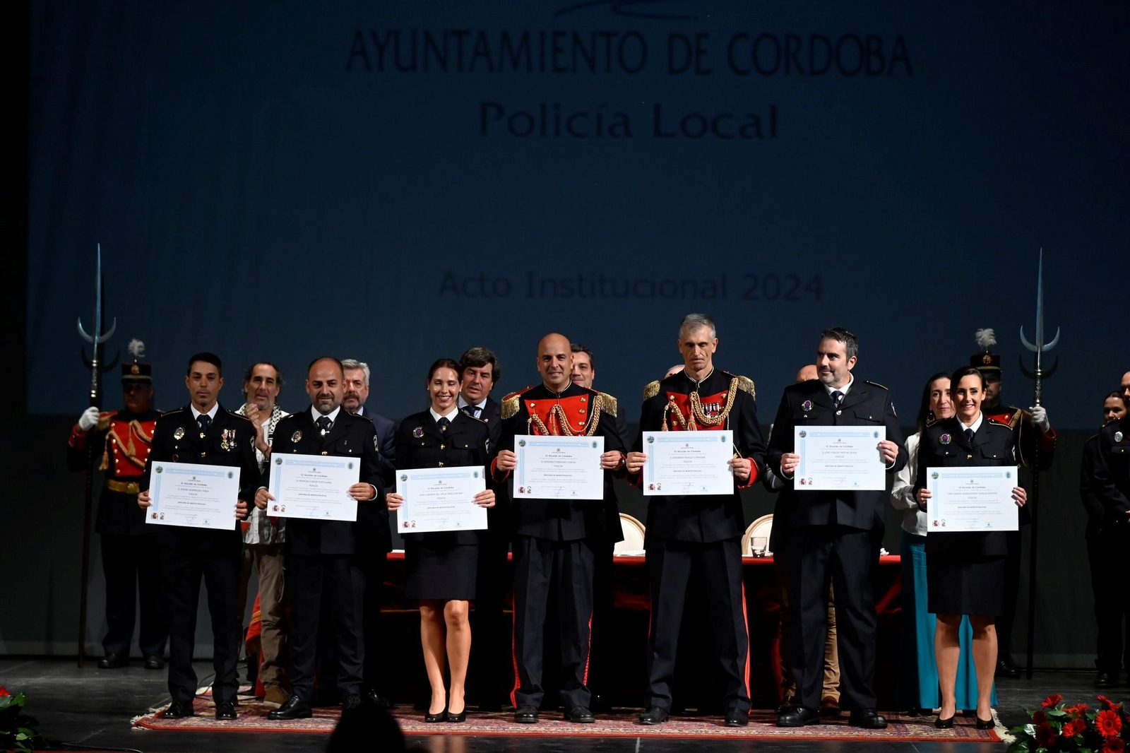 La celebración de la festividad del patrón de la Policía Local de Córdoba, en imágenes