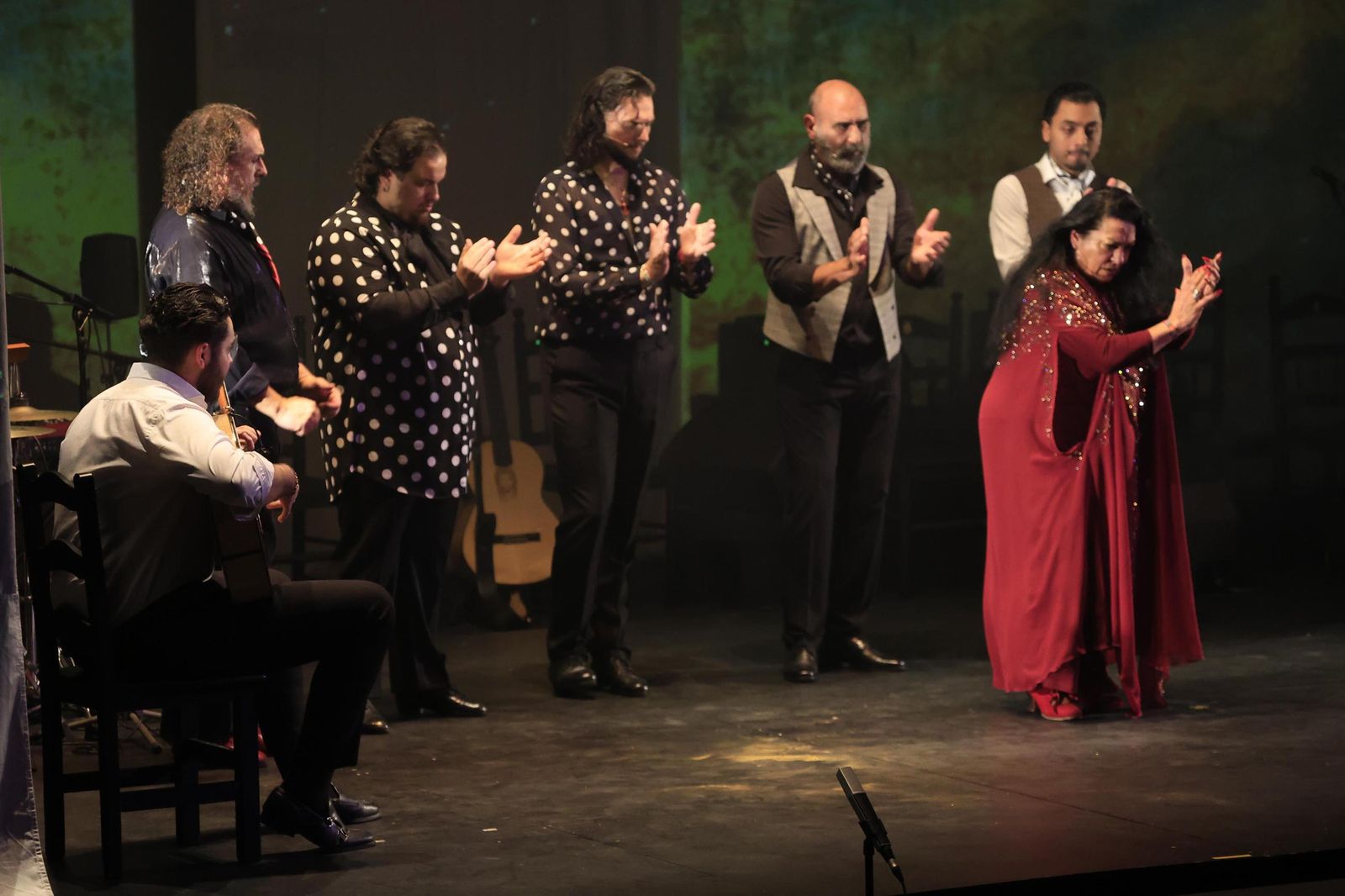 Fotos de la Navidad flamenca en San Roque con el espectáculo "Farrucos y Fernández"